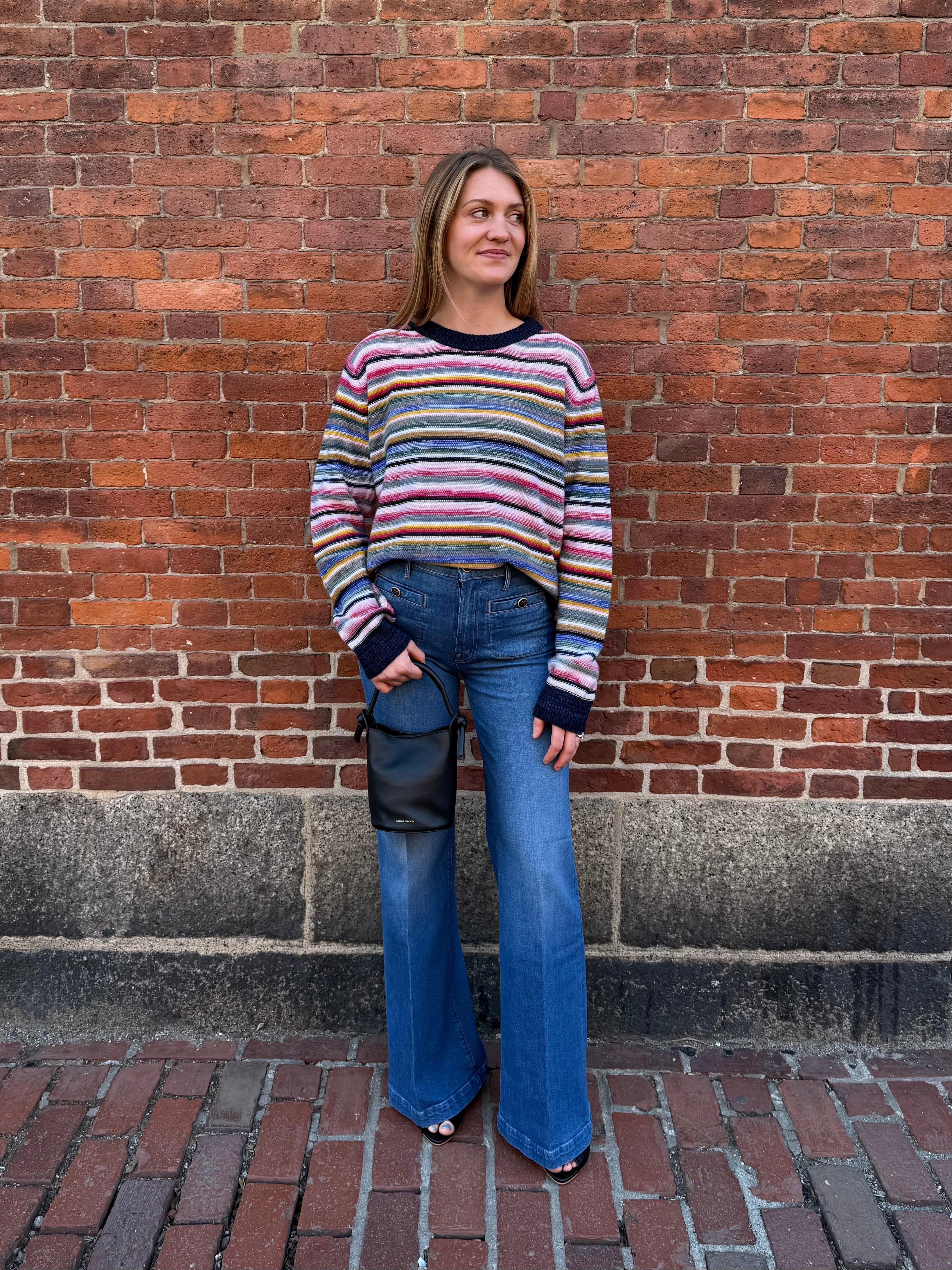 Kismet Cashmere Crewneck Sweater - Marled Multi