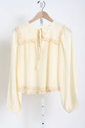 Jona Silk Top - Cream
