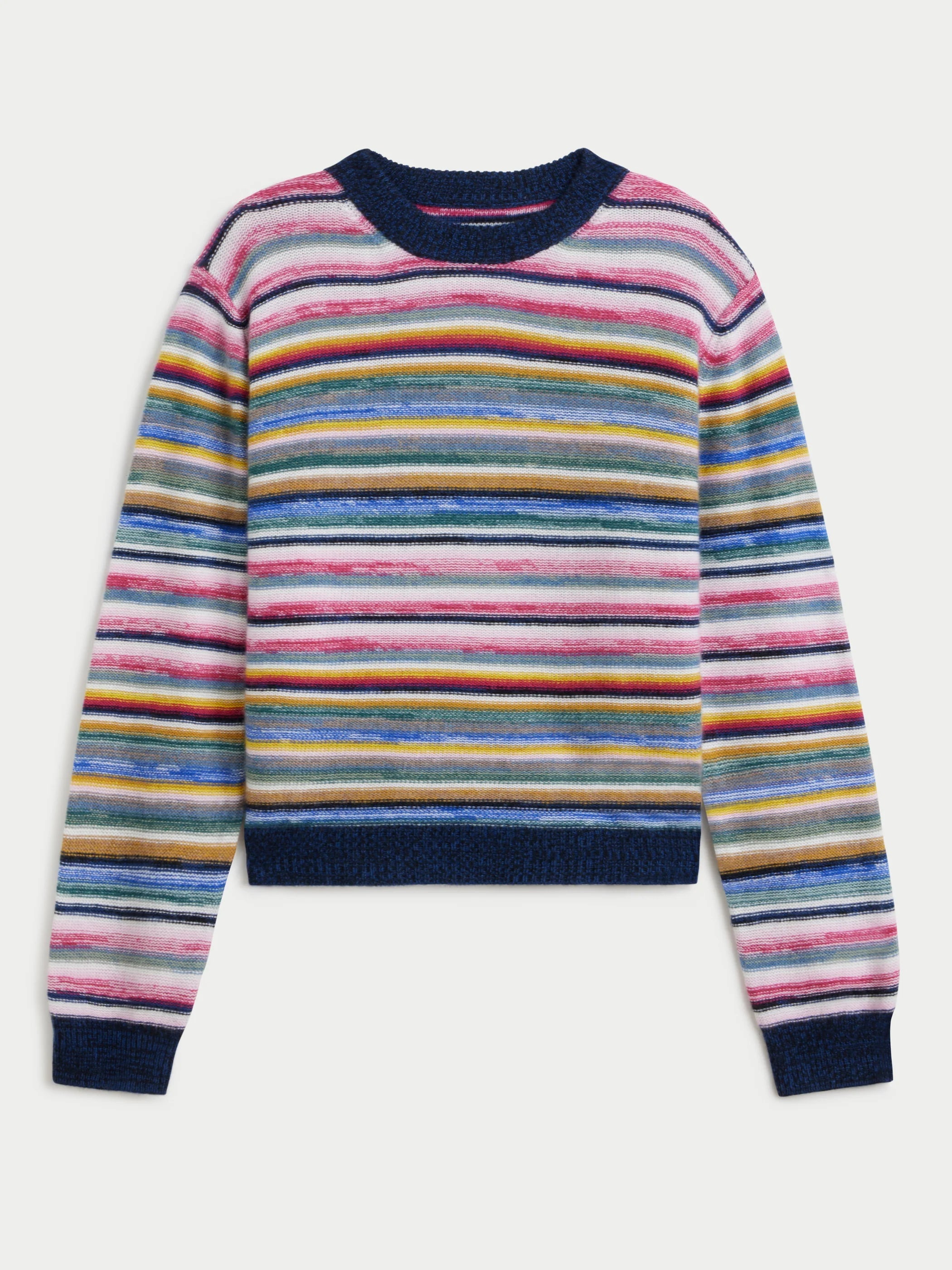 Kismet Cashmere Crewneck Sweater - Marled Multi